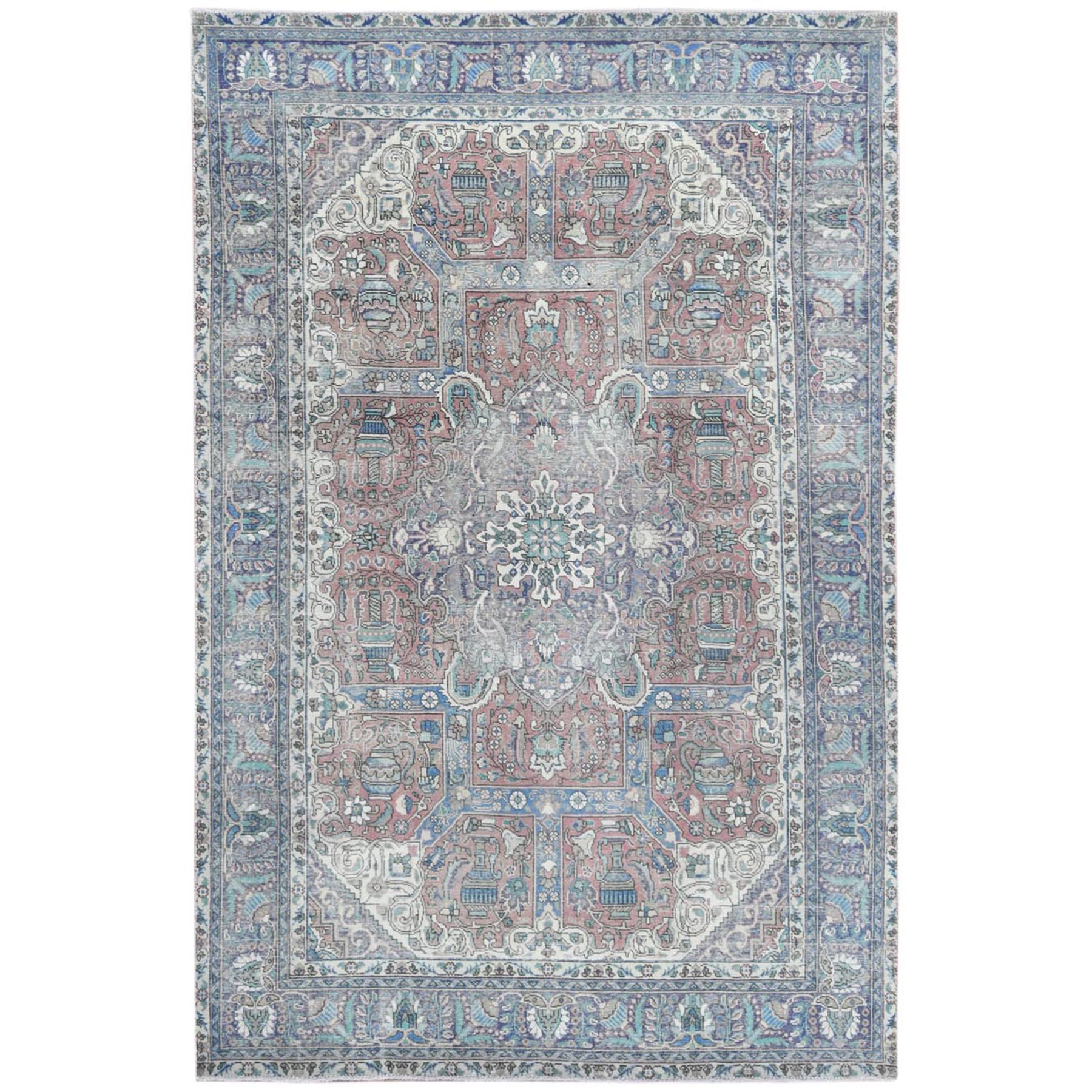 Overdyed & Vintage Rugs LUV557910